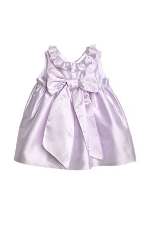 Wisteria satin cotton dress LITTLE BEAR KIDS | 8200GLICINE